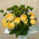 Букет «Литиция» из роз и хризантем