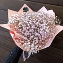 Букет из светло сиреневой гипсофилы