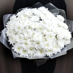 Букет «Хризантемы "Белое облако"»