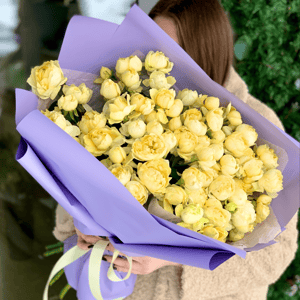 Монобукет "Желтый Блик" из роз