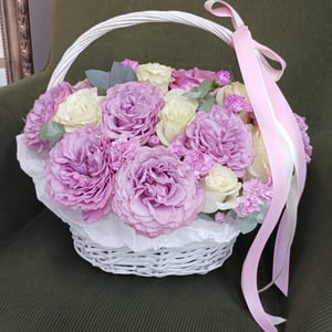 Корзина с цветами «Воспоминание» из роз