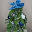 Коробка с цветами «Елочка в синем цвете»