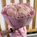 Букет «Нежный зефир» из гвоздик