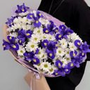 Букет «"Гармония оттенков"» из хризантем