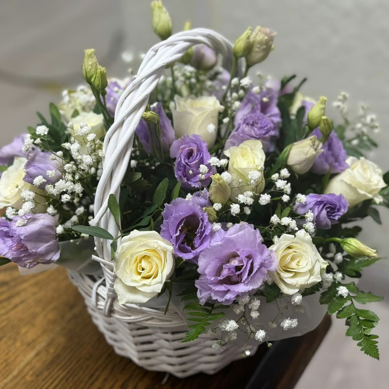 композиция с гипсофилой