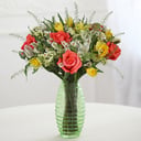 Букет «Весна» из экзотических цветов и роз