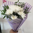 Букет «Сиреневый туман» из хризантем