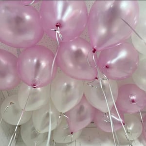 Шары под потолок Розовая Нежность 30 шт