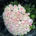 Букет «55 роз под ленту»