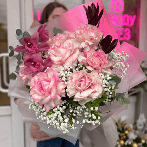 Букет «Французкий мотив» из гипсофил