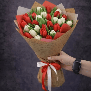 Букет "35 тюльпанов"