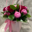 Коробка с цветами «Миледи» из роз