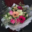 Букет «Цветочная поэзия» из альстромерий и гербер