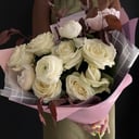 Букет «Трогательная встреча» из роз и пионов