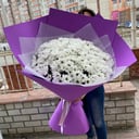 Букет «Гигантские ромашки» из хризантем