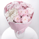 Букет «Бархатная нежность» из хризантем