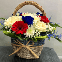 Корзина с герберой и розой