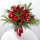 Букет «Волшебная ночь» из хризантем и роз