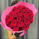 Букет красных роз Эквадор