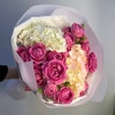 Авторский букет 131- с гортензией