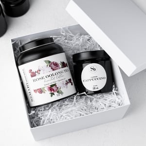 Подарочный набор чай и свеча на 8 Марта