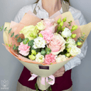 Авторский букет Признание из эустом и роз