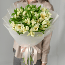 Букет из белых альстромерий (15шт)
