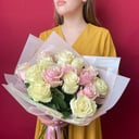 Букет «Вместо тысячи слов!» из роз