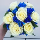 Букет «Заветная Мечта» из роз и хризантем