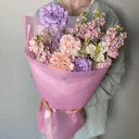 Авторский букет Любовь из экзотических цветов и эустом