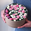 Подарочный набор «Ring 6» из роз и хризантем