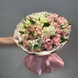 Букет с альстромерий 15шт