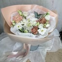 Букет Капучино из тюльпанов и роз