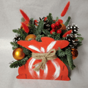 Коробка с цветами «Подарок новогодний.»