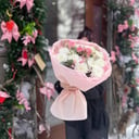 Милый розовый букетик