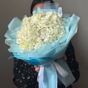 Букет из 3 белых гортензий