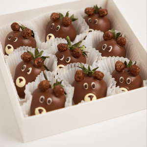 Набор Барни клубника в шоколаде 6-9 ягод