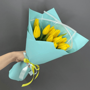 Букет «11 желтых тюльпанов»