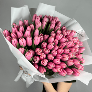 Букет из 101 тюльпана Трезор