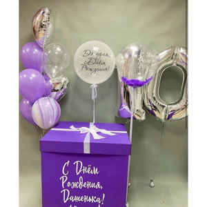 Набор шаров с гелием 325 -сюрприз