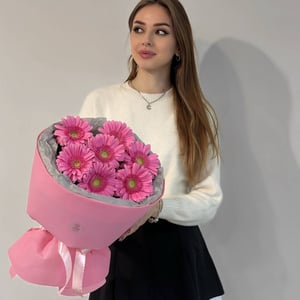 Букет «Улыбка лета» из гербер