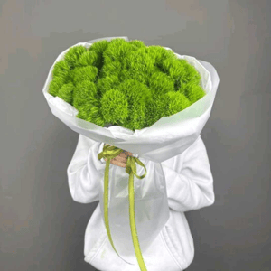 Букет с диантусами из гвоздик